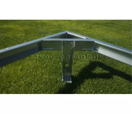 Металлический фундамент для теплицы 3х4 метров