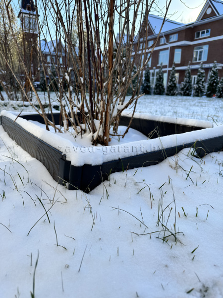 Грядка из ДПК. Высота 15 см.