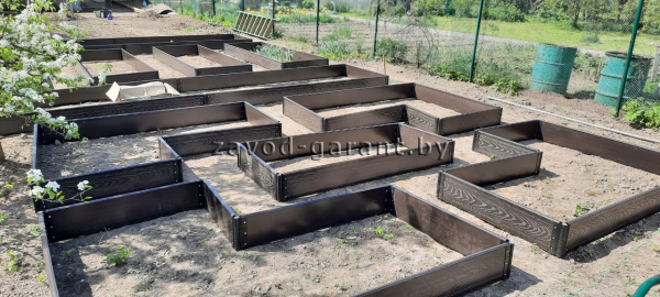 Грядка из ДПК. Высота 22,5 см.